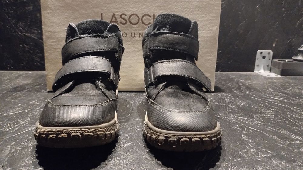 Buty dla chłopca Lasocki rozmiar 33 karton, ocieplane