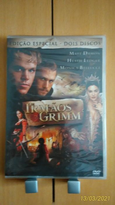 Dvd NOVO Selado Os Irmãos Grimm Ed Especial 2 Discos Heath Ledger Damo