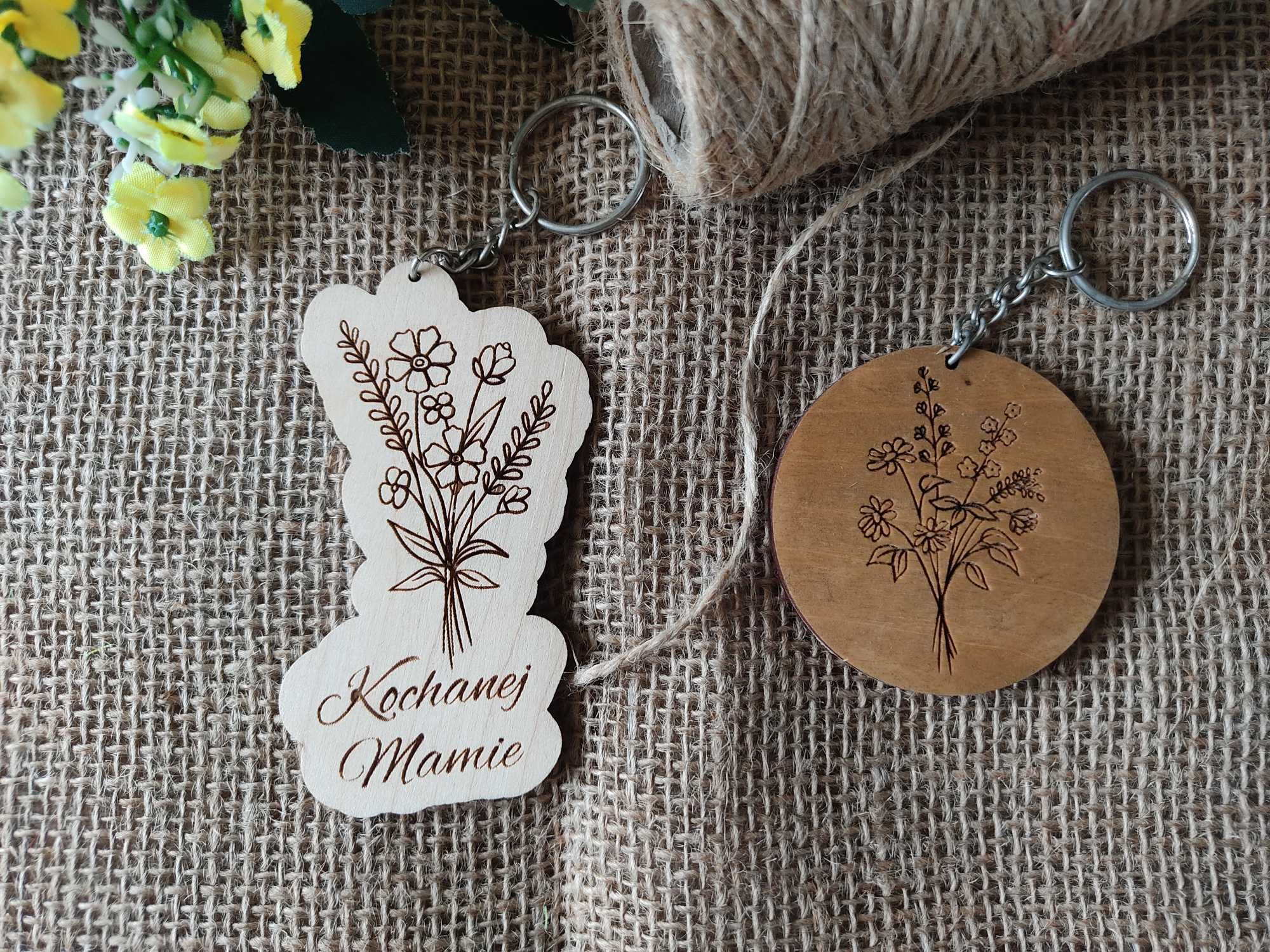 Personalizowane breloczki, dowolny grawer i wzór