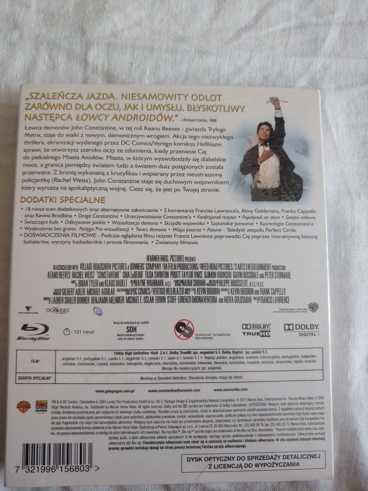 Constantine Blu-ray polskie wydanie Premium Collection w folii