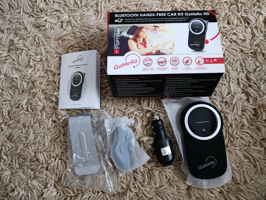 Samochodowy zestaw głośnomówiący Bluetooth