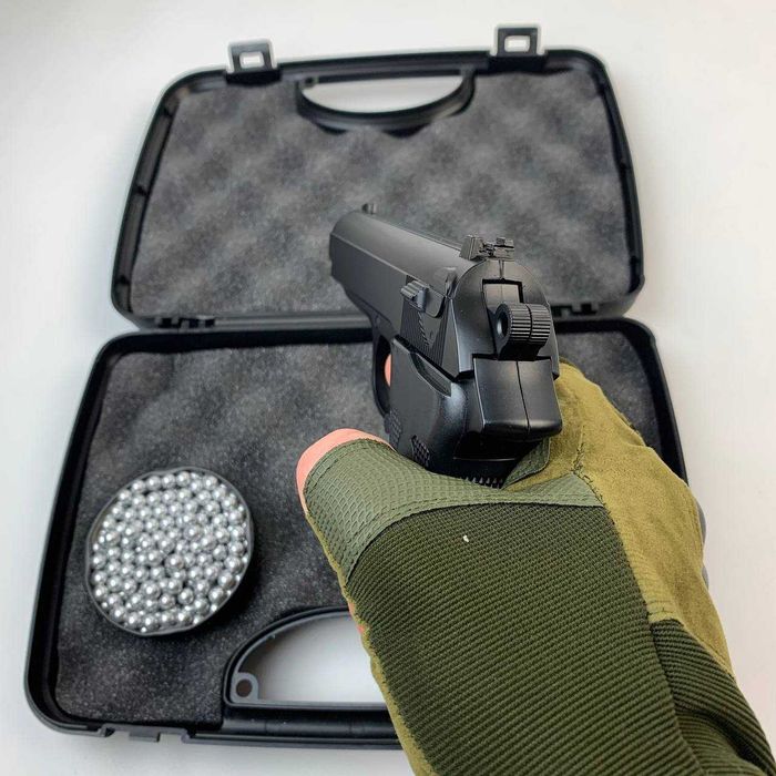 Металевий пістолет ПМ Реалістичний іграшковий макаров на пулях 6мм