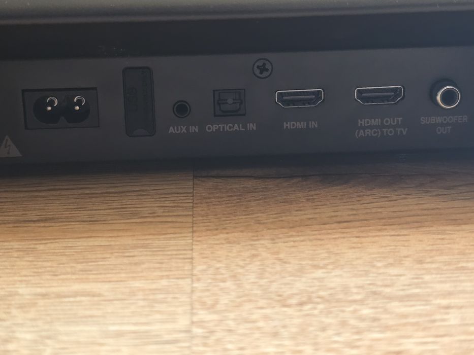 Soundbar Denon DHT-S216 - pudełko, pilot.