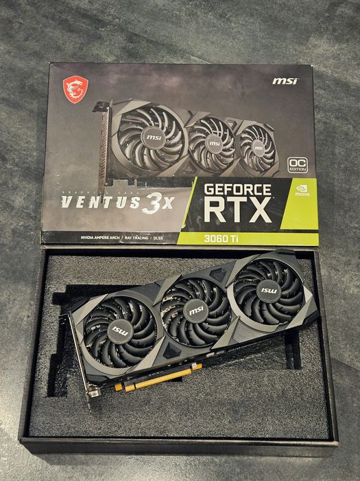 Karta graficzna MSI GeForce RTX 3060 Ti VENTUS 3X OC 8 GB LHR