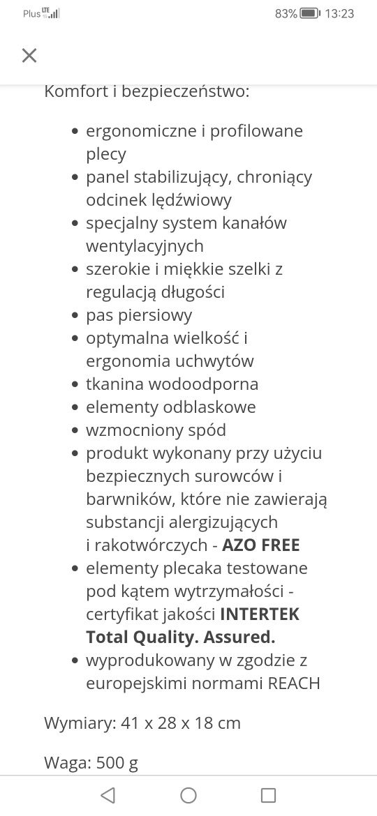 Plecak szkolny LOOZZ