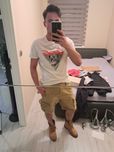 krótkie spodenki, Hollister, rozmiar 32, rozmiar M beżowe, shorty
