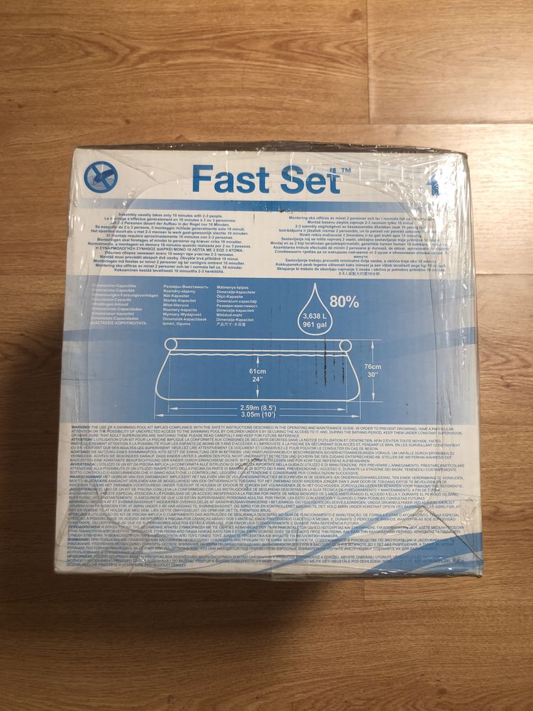 Piscina Bestway Fast Set 305x76cm