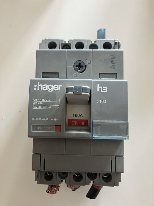 Wylacznik napradowy MCCB hca160h