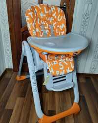 З НОВИМ чохлом Chicco Polly 2start крісло стілець столик детский
