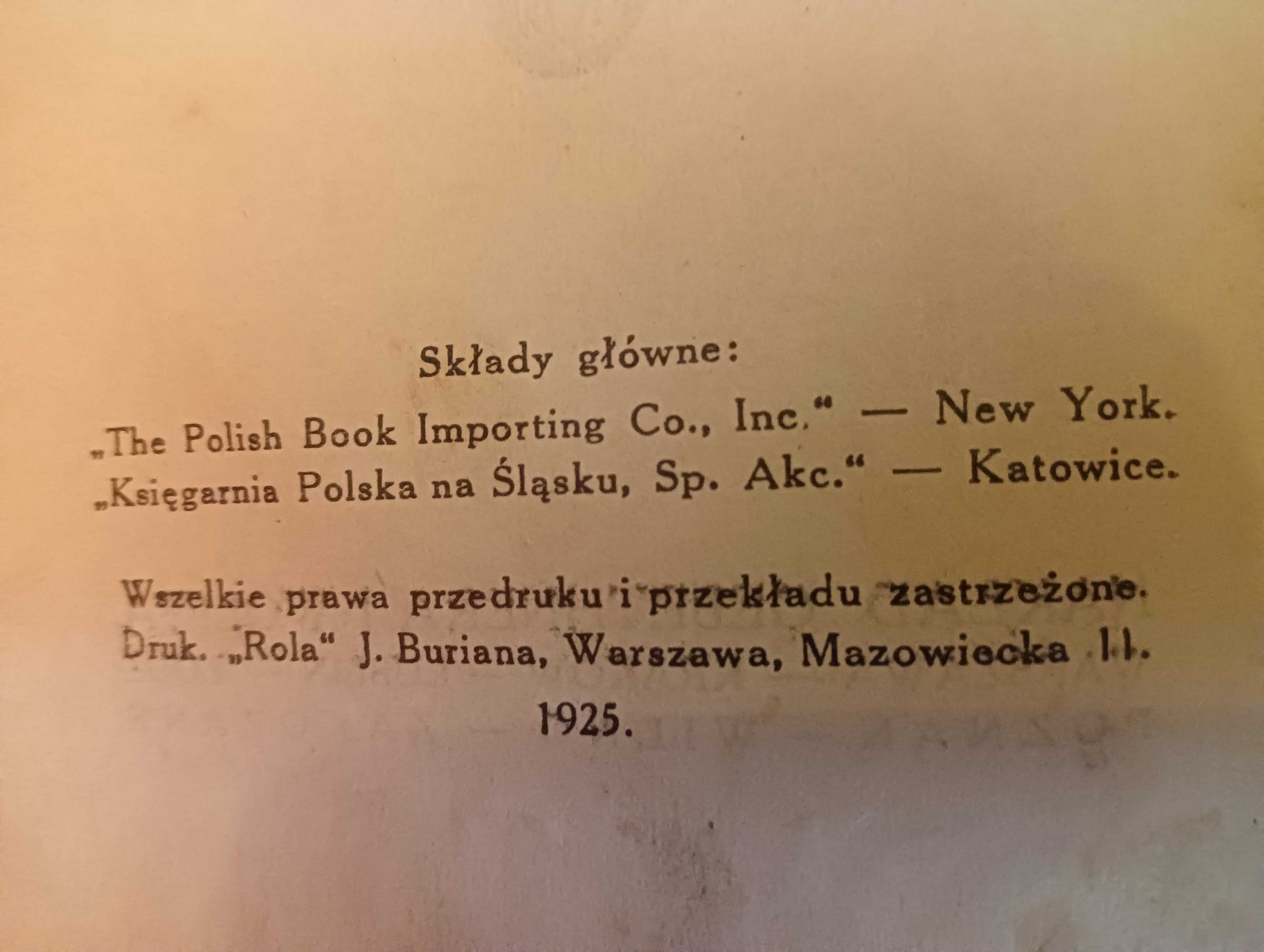 Emancypantki Bolesław Prus wydanie zabytkowe 1925 r.