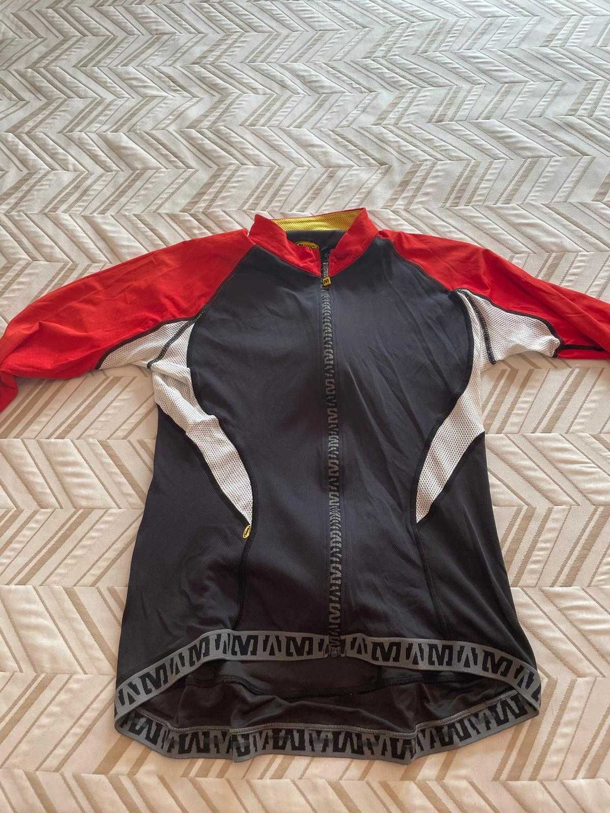 jersey ciclismo encarnado, tamanho L, Mavic (Primavera)