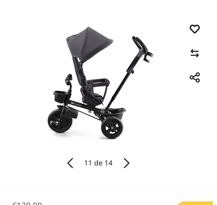 Triciclo 5 em 1 novo