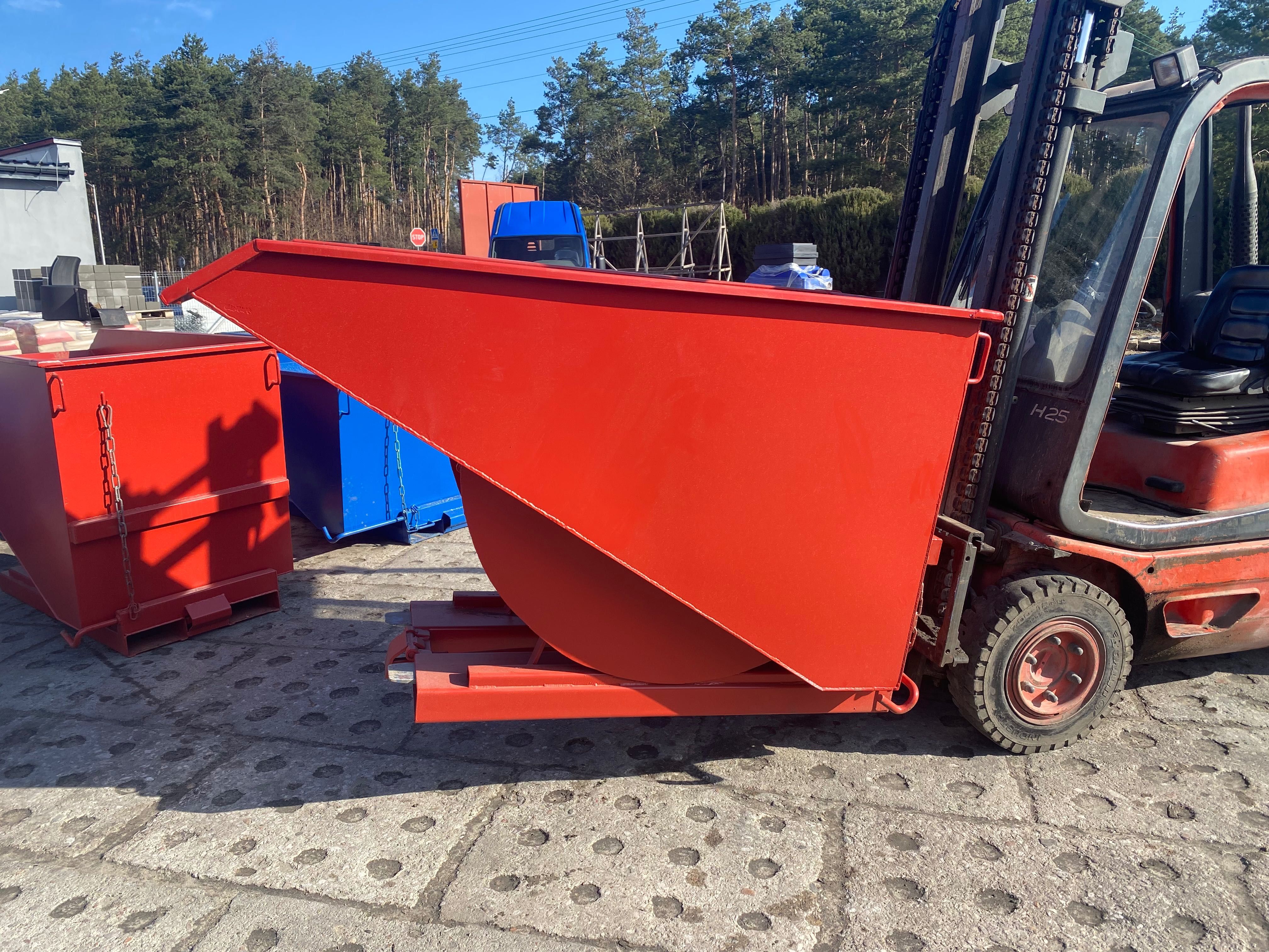 Kontener samowyładowczy typu koleba TK 2000 - 2 m3 koliba