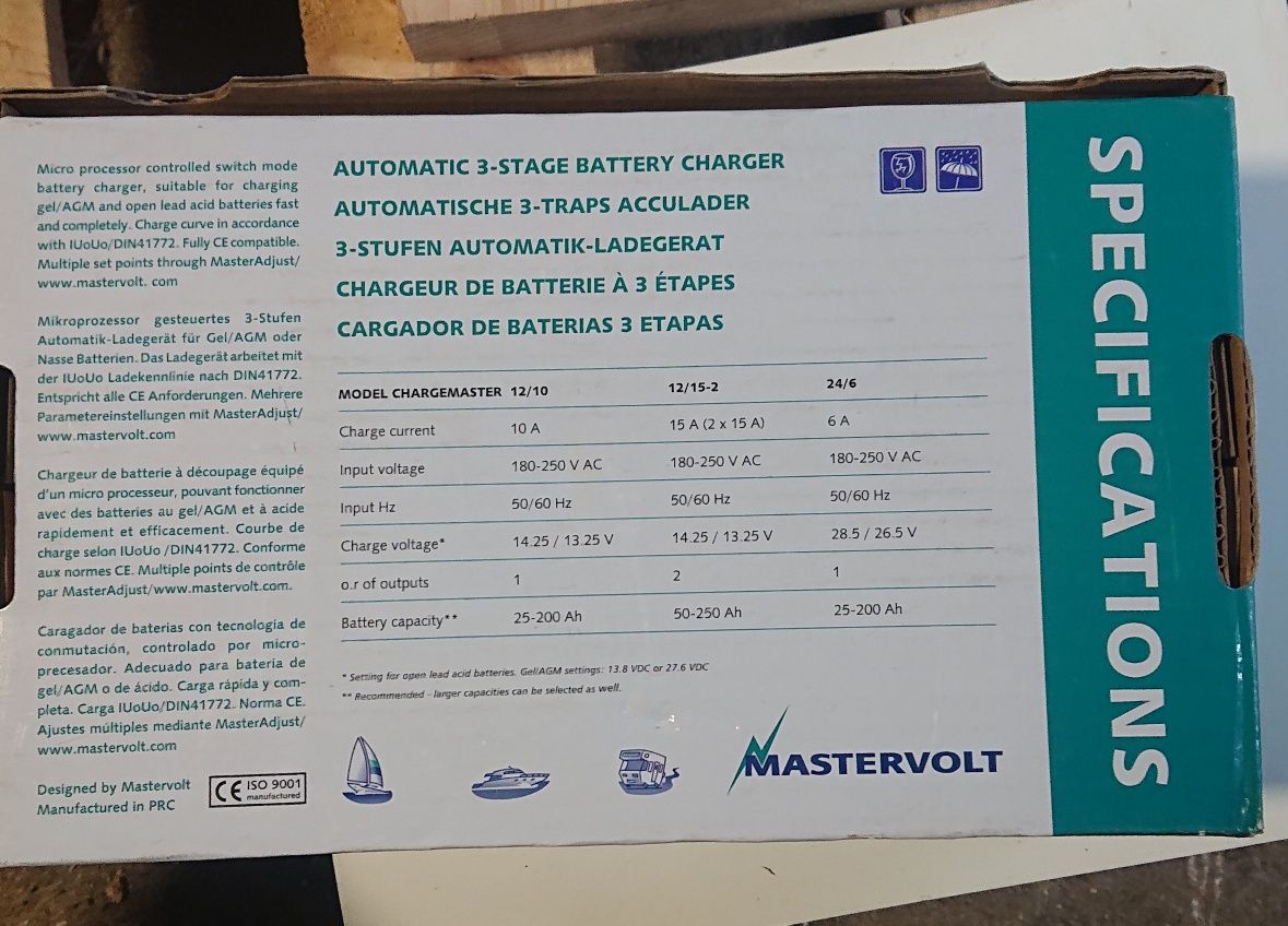 Prostownik do akumulatora ładowarka Master volt 24 V 6 A