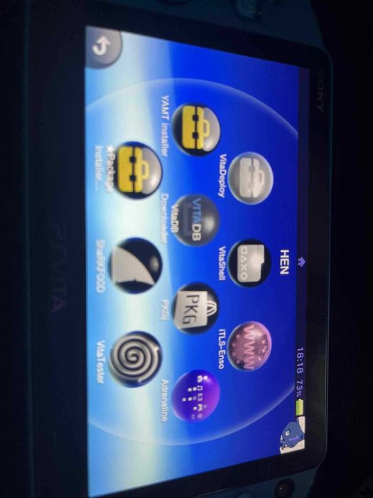 Ps Vita Slim Aqua Blue Henkaku 64gb, dużo gier zestaw