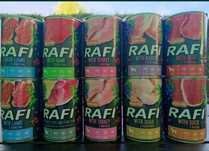 10 sztuk karmy dla psa Rafi Dolina Noteci 400g mix