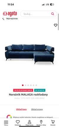 Sofa narożna malaga agata meble