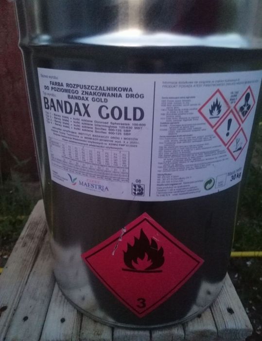 Farba drogowa bandex Wysylka 80 zl wiadro