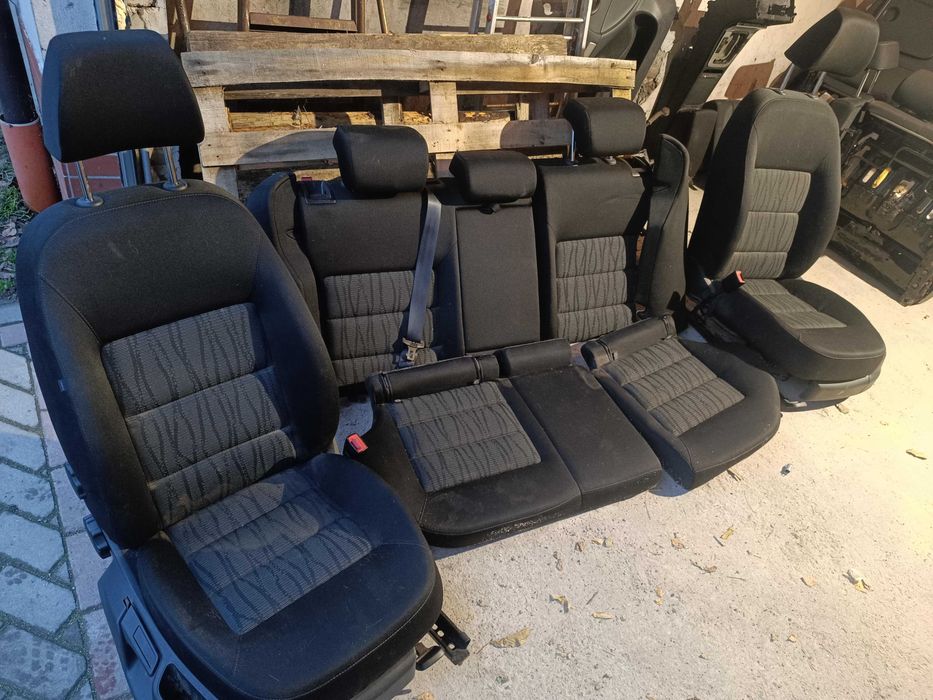 Skoda Octavia 2 kombi fotele kanapa boczki komplet tapicerka