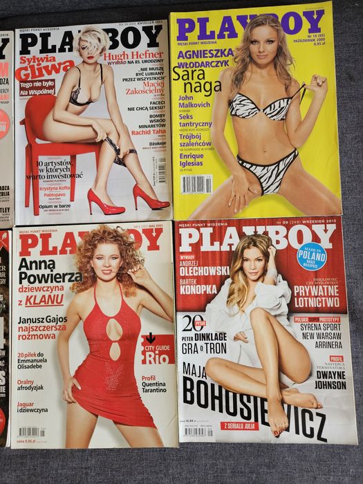Playboy 6 sztuk z Polskimi Aktorkami.