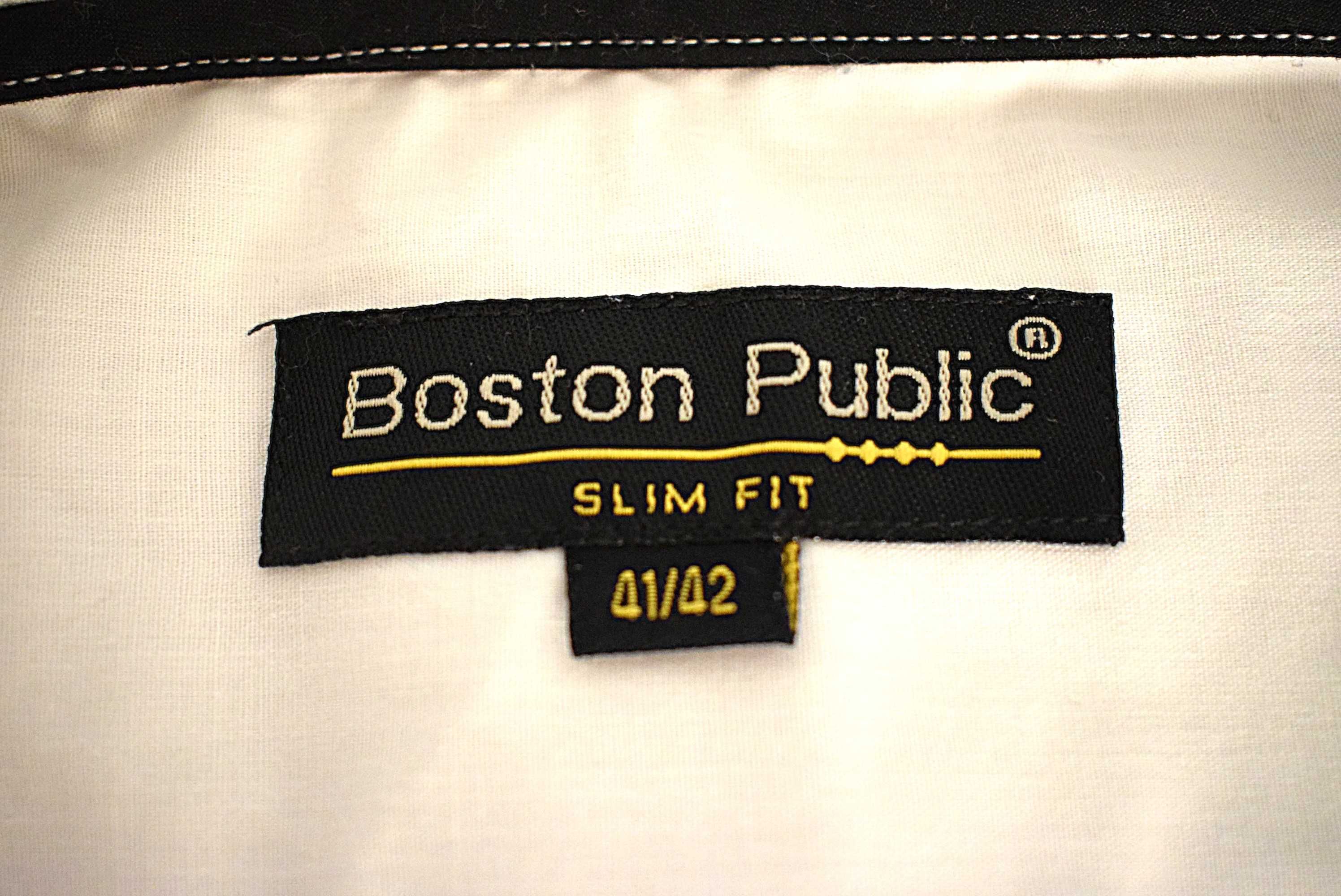 Szykowna i ekskluzywna koszula,Boston Public' slim fit - rozmiar 41/42