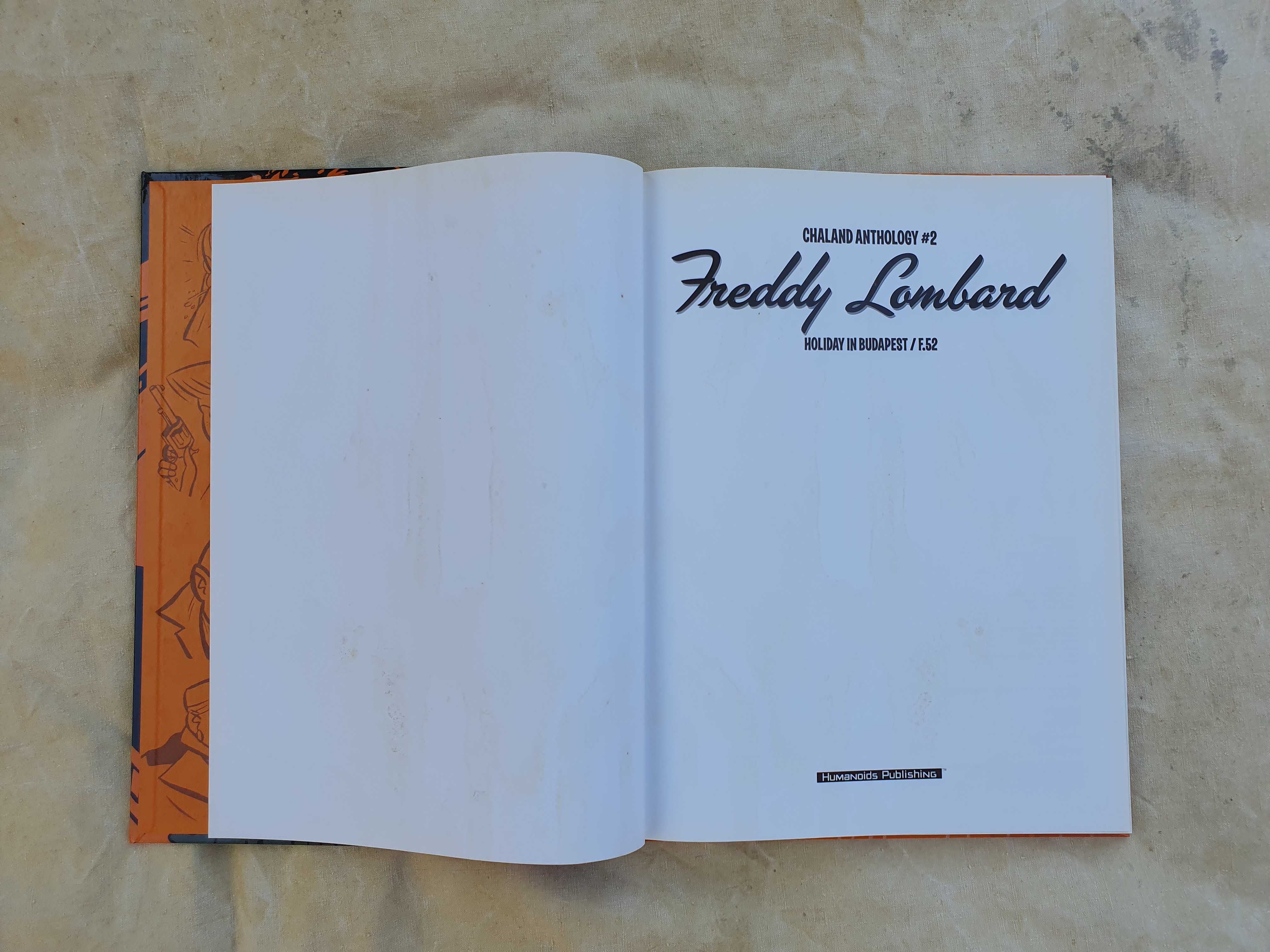 Conjunto de dois livros de banda desenhada Freddy L., de Chaland.
