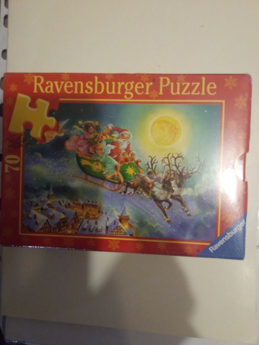 Puzzle Ravensburger Zabawna jazda na sankach 70 elementów wiek 5 lat