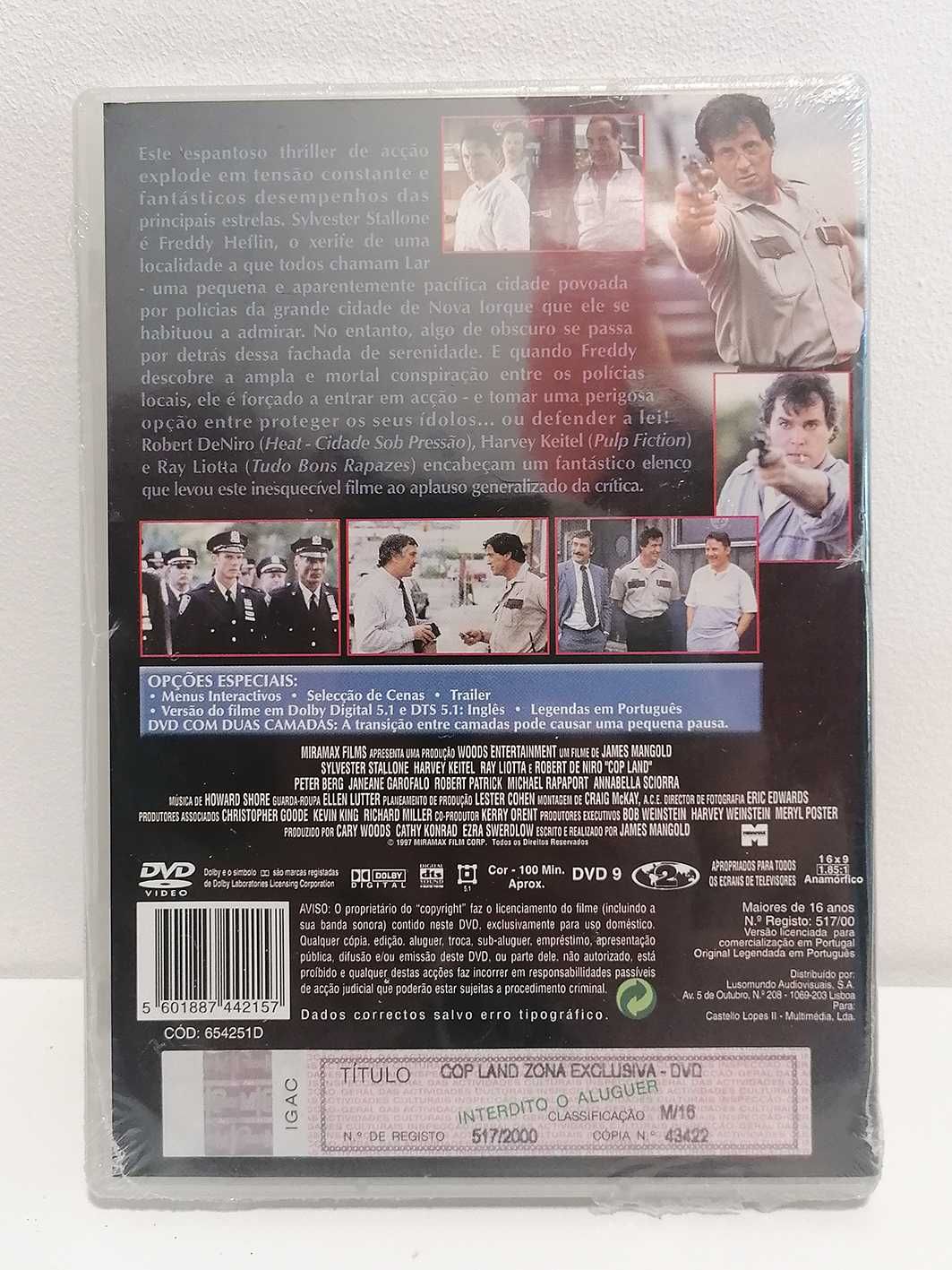 Dvd - Copland (novo e selado)