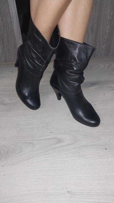 Натуральна шкіра/черевики, ботильйони/багато фото38розмір