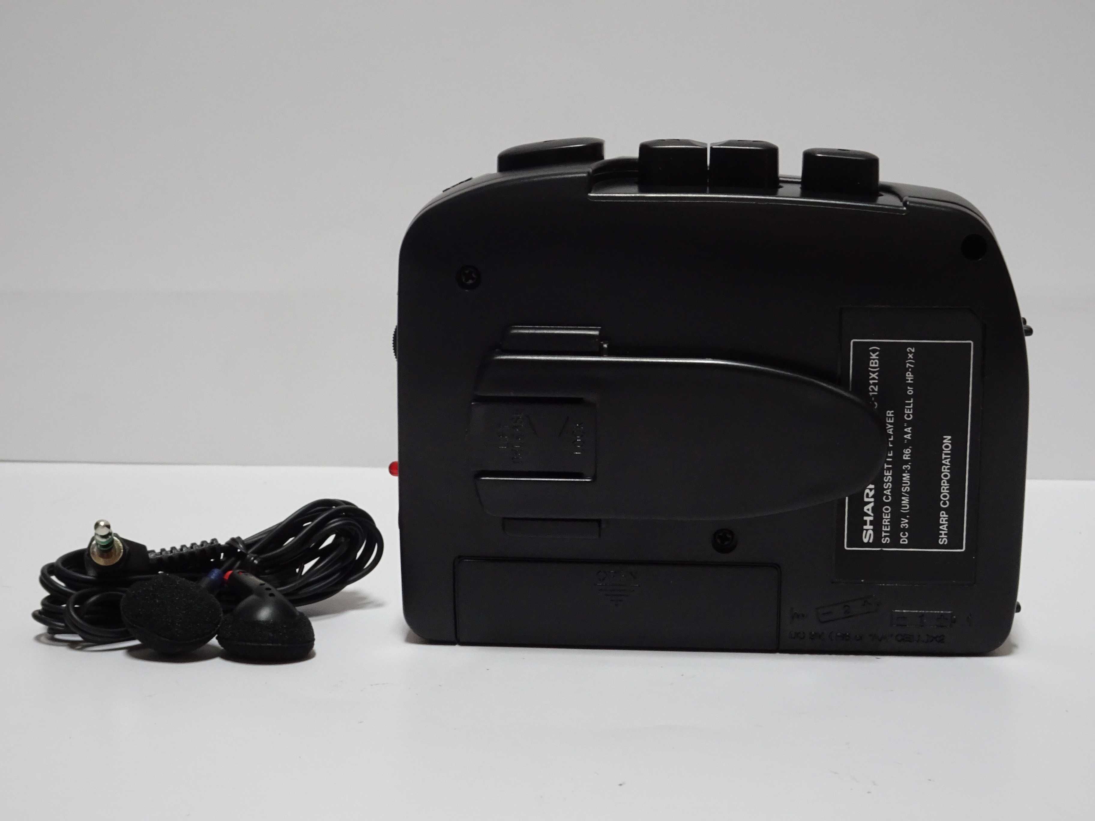 NOWY Walkman SHARP JC-121X(BK) ,Odtwarzacz Kasetowy - 1998r.- OKAZJA !