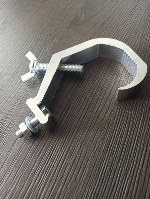 Гаки для підвісу, струбцини, томаси, кріплення для світлових приладів