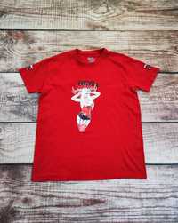 Koszulka Ride3 skate streetwear retro czerwona hookups r. L