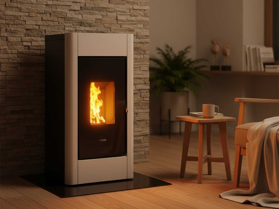 Piecyk na pellet piec wolnostojący Cadel Sweet 7kw AIR Powietrzny A+