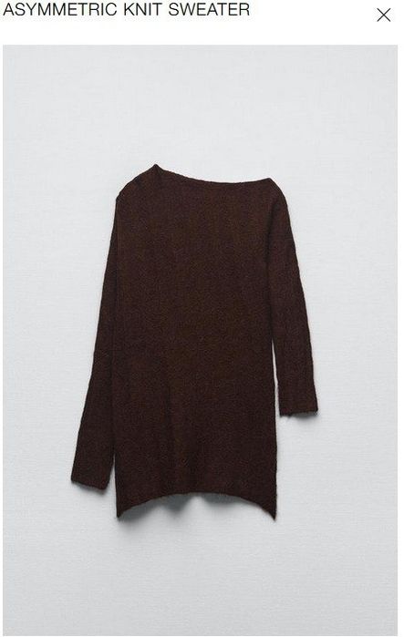 Светр асіметричний, р. L. Zara