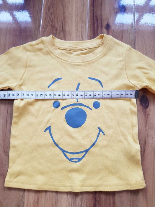 Bluzka żółta Kubuś Puchatek Disney Baby12-18 miesięcy 86cm
