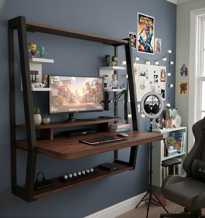 Стол компьютерный навесной