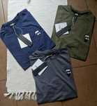 Koszulka męska tshirt bawełniany khaki zielonym L xl 2xl karl  metki