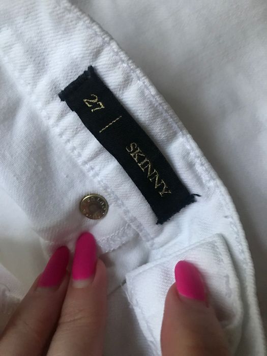 Оригінал від Juicy Couture Джинси skinny білого кольору джинсы белые