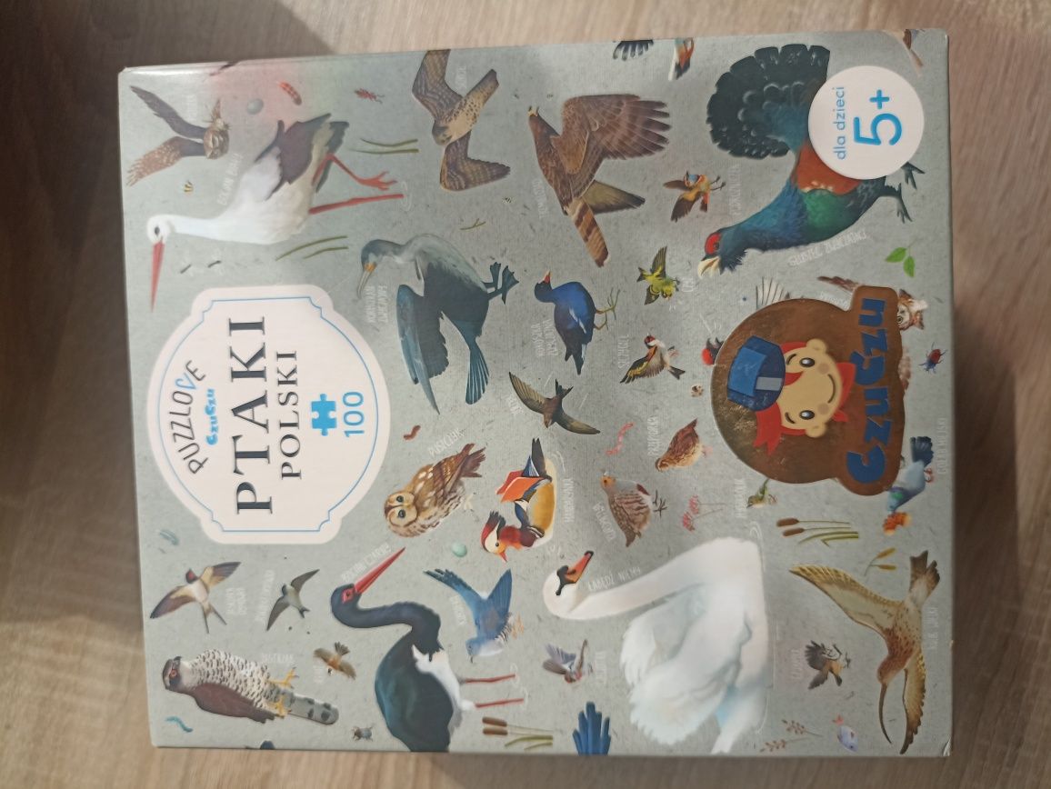 Puzzle dla dzieci czuczu 100 elementów, ptaki