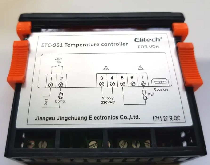 Контроллер холодильника Elitech ETC 961
1.-