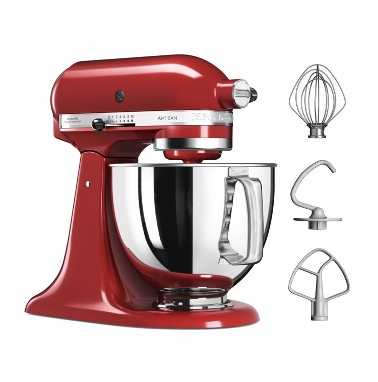 Міксер планетарний KITCHENAID Artisan 5KSM125EER червоний