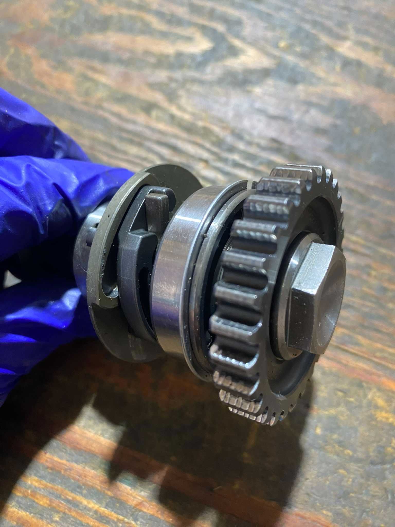walek wydechowy dekompresator rozrzadu glowic ktm sxf excf 250 r 06-10
