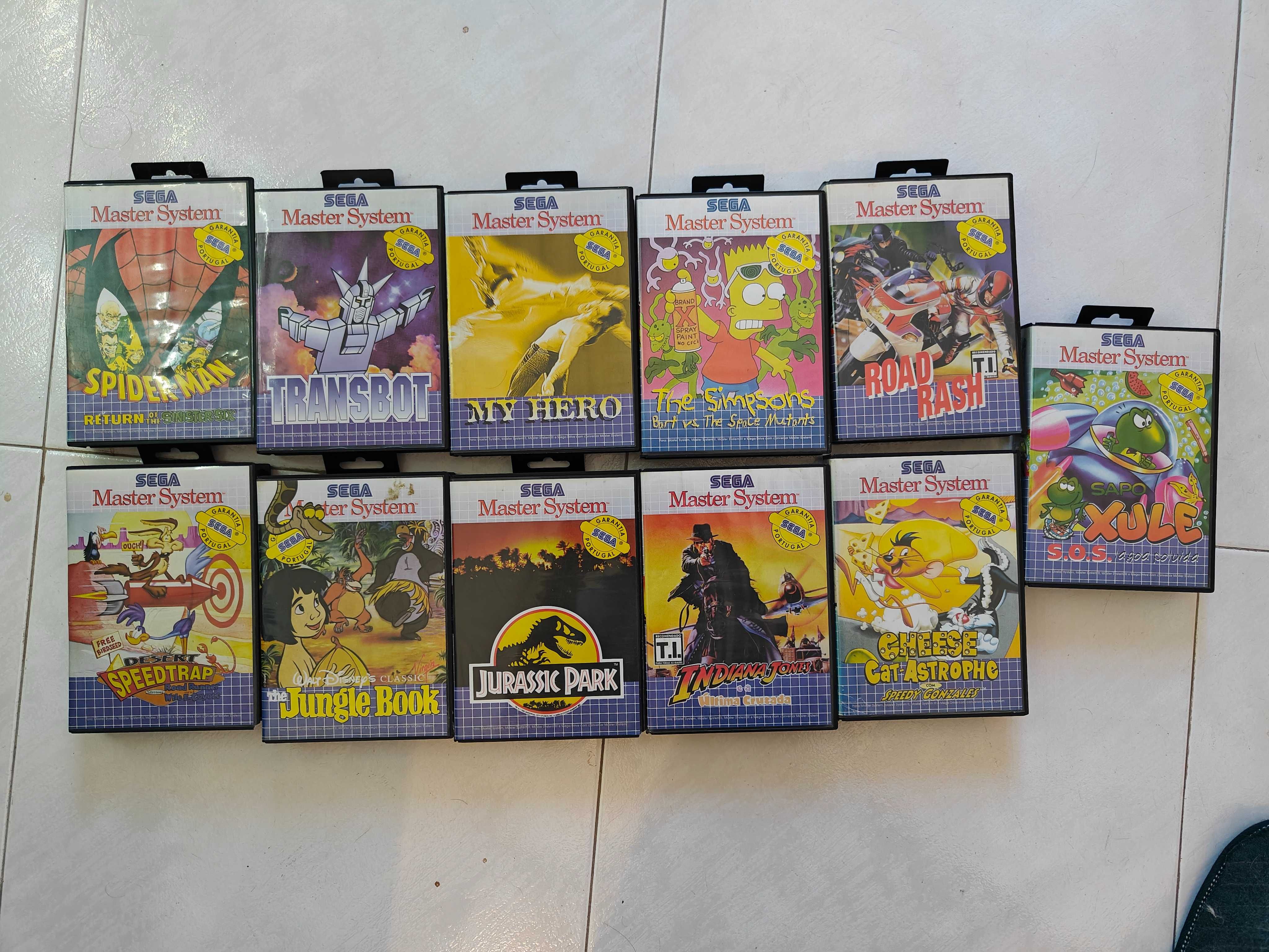 Vários Jogos Master System Purple Exclusivos Portugal!