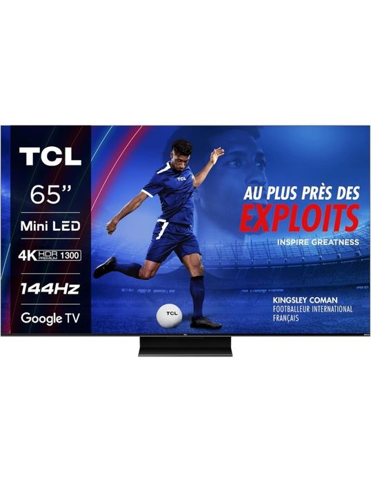 NOWY 65" TCL 65QM8B Mini LED 4K UHD 144Hz HDMI 2.1 HDR Smart TV