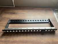 KRONE patch panel 1U 16p z organizerem