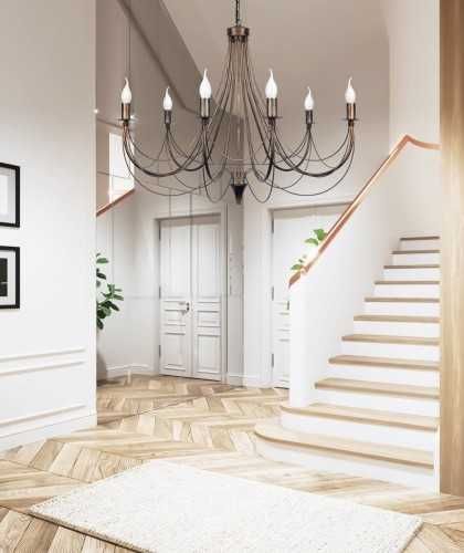 Promocja Żyrandol klasyczny JEWESA 6-ramienny - CZTERY KOLORY