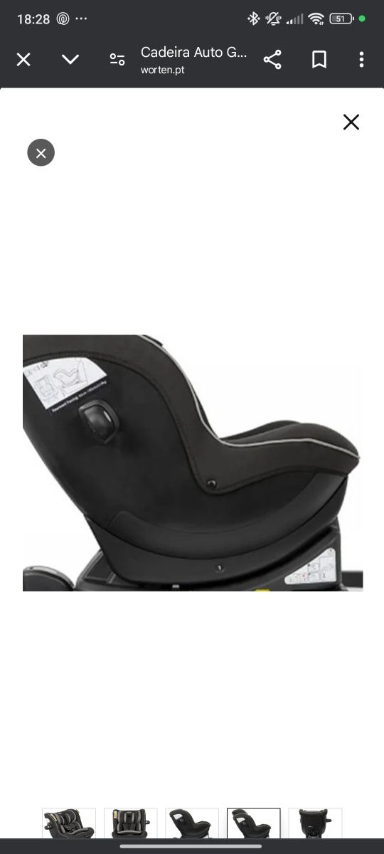 Cadeira Auto GRACO  Ascent Plus Test + Base Isofamily