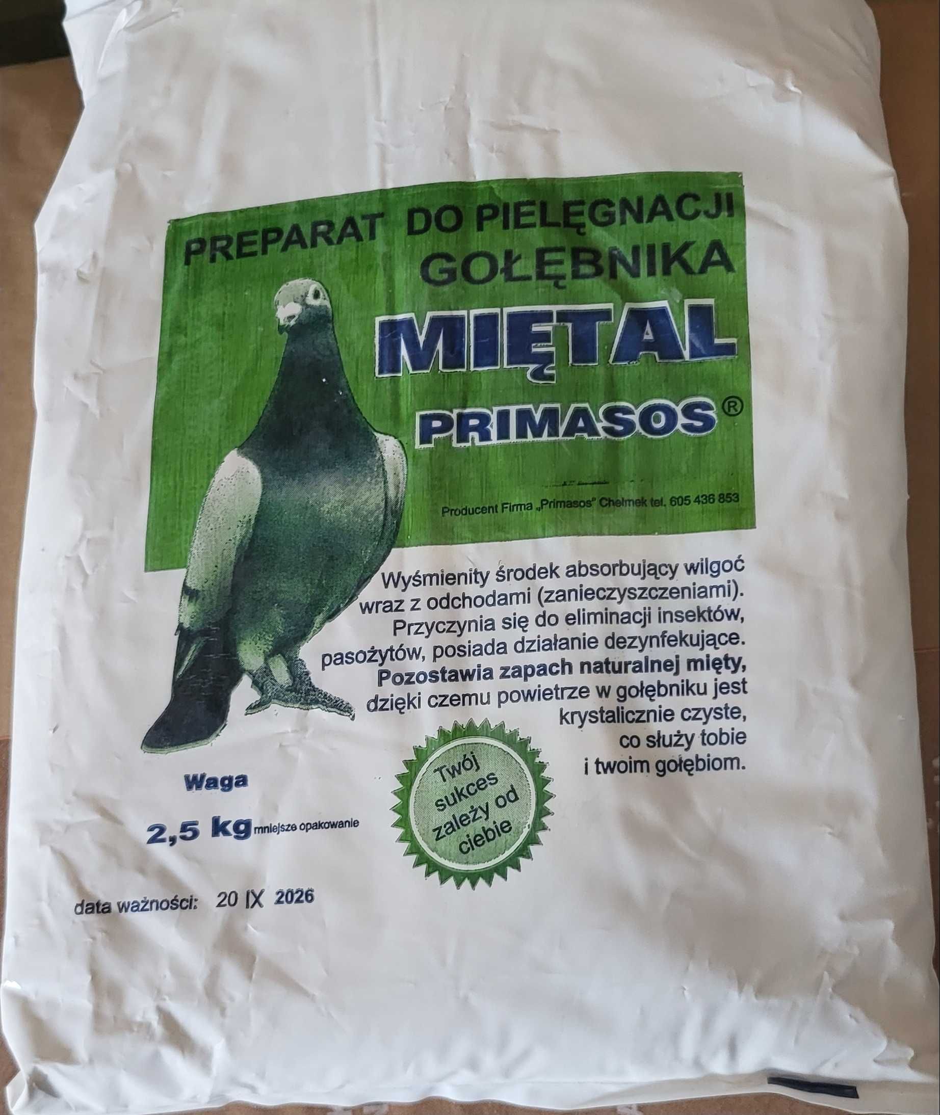 Grit miętol dla gołębi