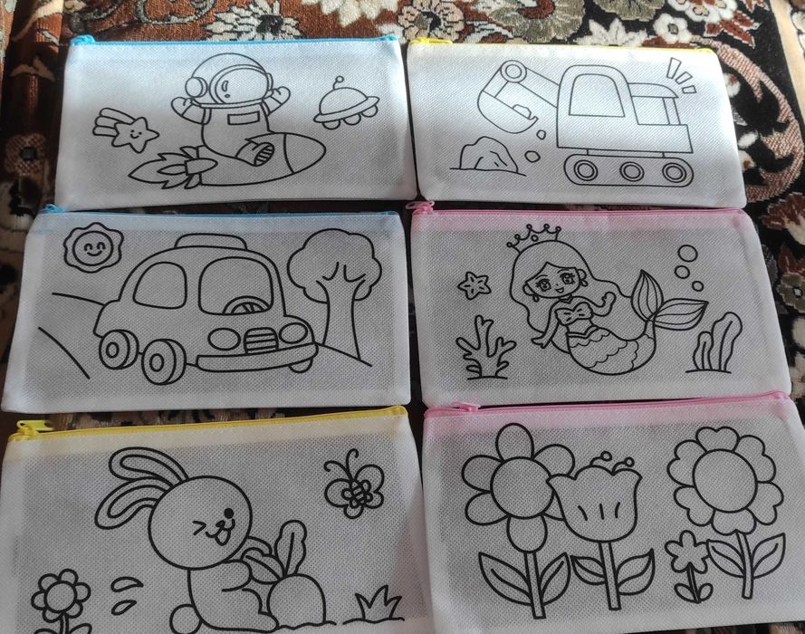 Розмальовка,розфарбовка, розкраска сумка дитяча творчість