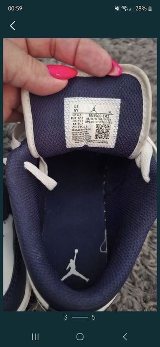 Tenis Jordan Nike 37.5